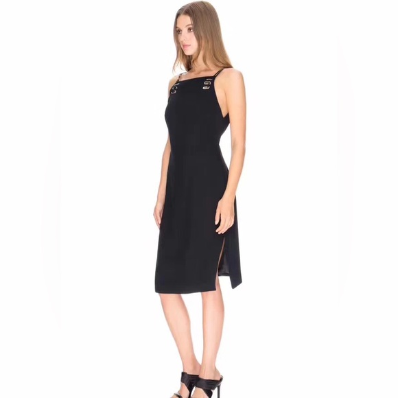 Finders Keepers Sleek Black Asymmetrical Dress - Picture 4 of 8